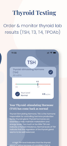 Screenshot of Paloma: Thyroid Hormone Health
