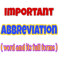 সংক্ষিপ্ত শব্দের পূর্নরূপ Abbreviations & Acronyms