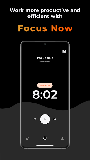 Android application Focus Now - Pomodoro Timer screenshort