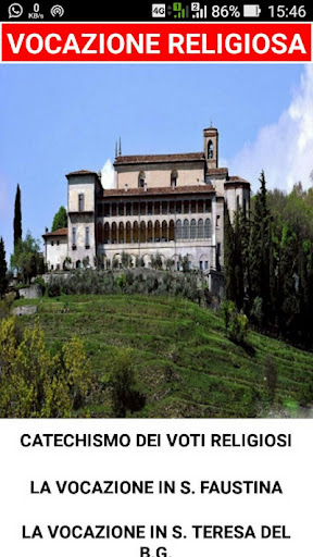 Android application Vocazione Religiosa screenshort