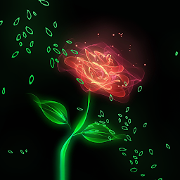 Icon image Glowing Flowers Live Wallpaper