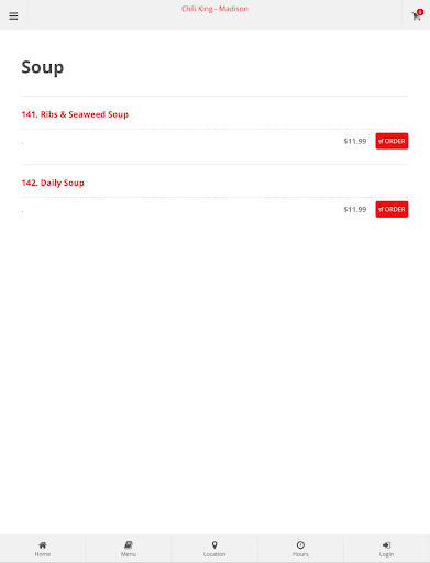 Chili King Madison Online Ordering