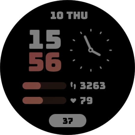 Nuclear Watch Face for Wear OS screenshot 5