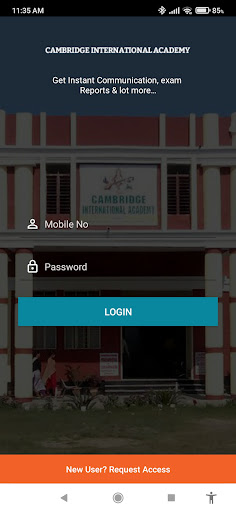 Android application Cambridge Int. Academy screenshort