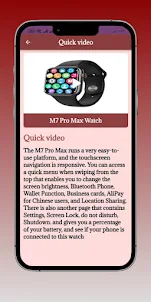 M7 Pro Max Watch Guide