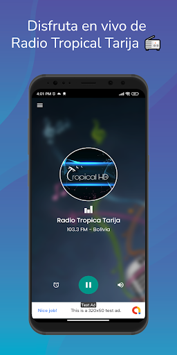Android application Radio Tropical Tarija 103.3 FM screenshort