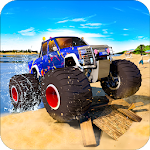 Cover Image of Download Water Surfing Monster Truck Ca  APK