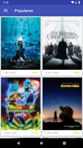 Android application Pelix screenshort