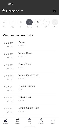 Studio Barre LLC Screen 2