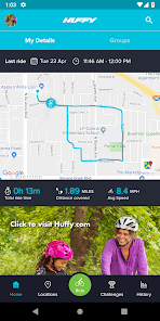 Huffy Biking App 1.1 APK + Mod (Unlimited money) إلى عن على ذكري المظهر