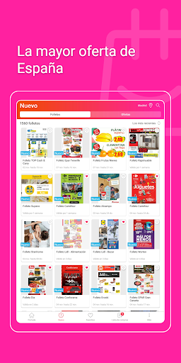Screenshot of Folletos y ofertas de España