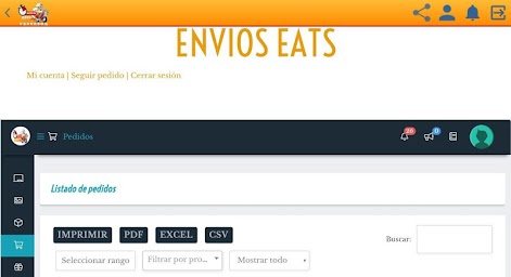 Envios Eats Vendedor
