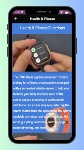 DT8 Ultra Smart Watch Guide