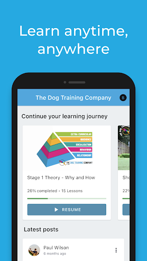 Android application The Dog Training Company screenshort
