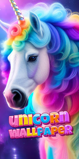 Android application unicorn wallpaper screenshort