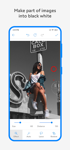 Android application Black White Photo Background screenshort