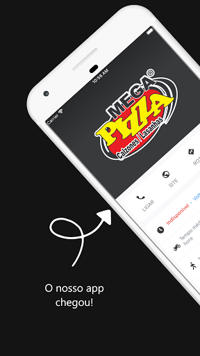 Android application Mega Pizza screenshort