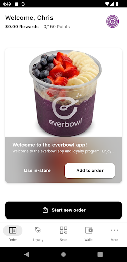 Everbowl Screen 2