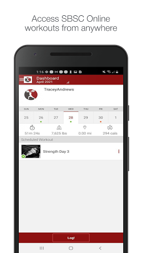 Android application SBSC Online screenshort