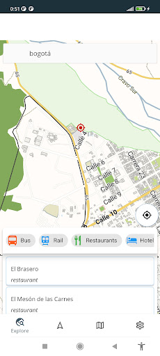 Android application Colombia Offline Map screenshort