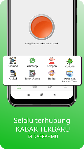 Lombok Timur Emergency Button Screen 3