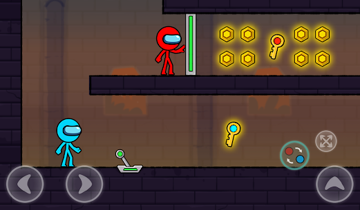 Red and Blue Stickman MOD APK (UNLIMITED GOLD) 9