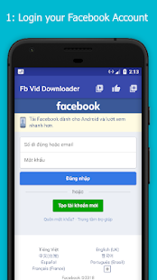 Story Saver and Video Downloader for Facebook Screenshot