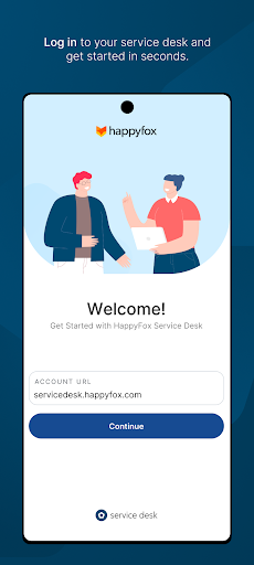 Android application HappyFox Service Desk screenshort