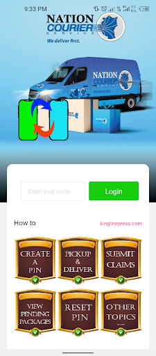 Xenolith - Nation Courier App Screen 2