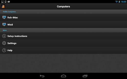 VLC Streamer Screenshot