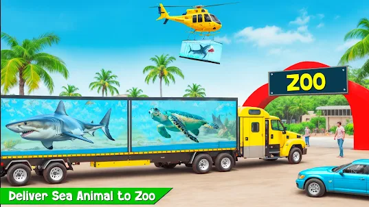 Sea Animal Transport Truck Sim