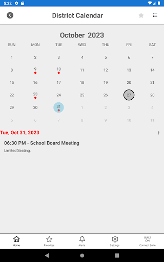 Hooker Schools Connect Screenshot