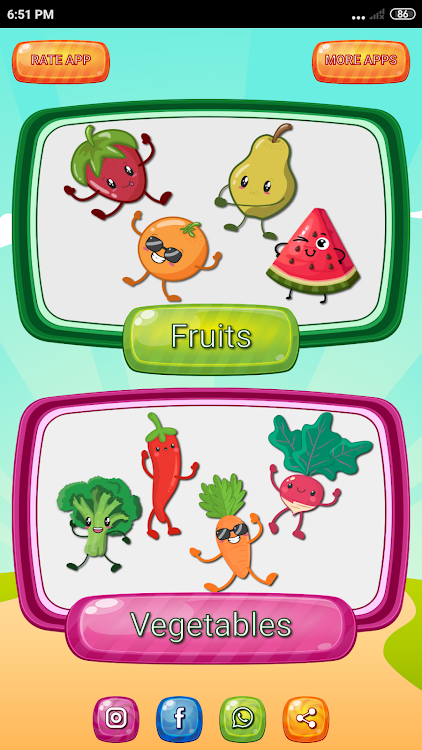 Kids Fruit & Veggie Learn - 3.0 - (Android)