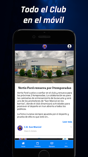 Android application C.D. San Marcial screenshort