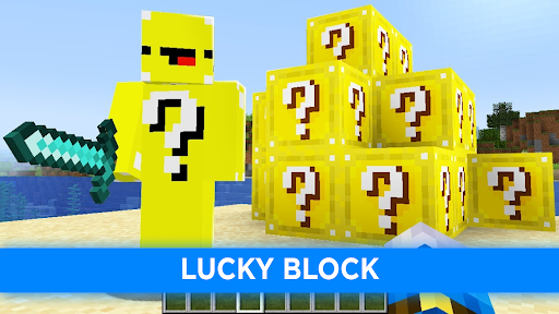 Android application Lucky block for minecraft screenshort