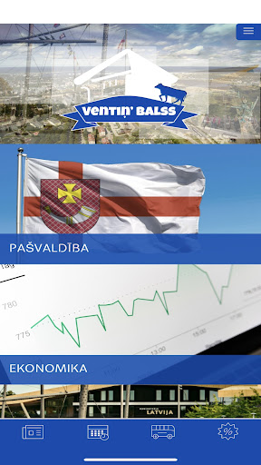 Android application Ventiņ' balss screenshort
