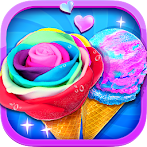 Unicorn Ice Cream Sundae - Ice