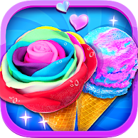 Unicorn Ice Cream Sundae - Ice