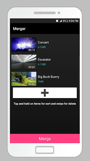 Screenshot of Smart Video Editor Trim Merge