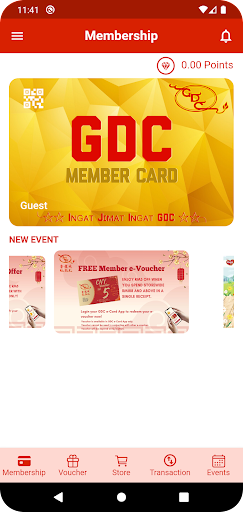 Android application GDC e-Card screenshort