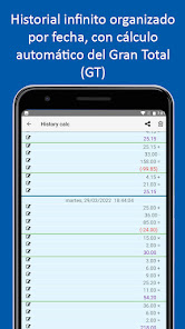 Screenshot 21 PCalc - Calculadora sumadora android