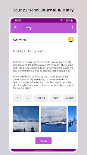 Android application My Journal - Diary with Lock screenshort