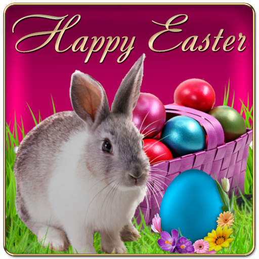 Happy Easter theme logo