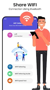 Share Internet: WiFi Bluetooth