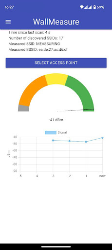 Android application WallMeasure screenshort