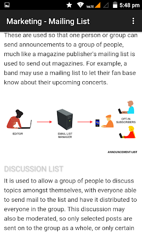 Learn Email Marketing Screen 2