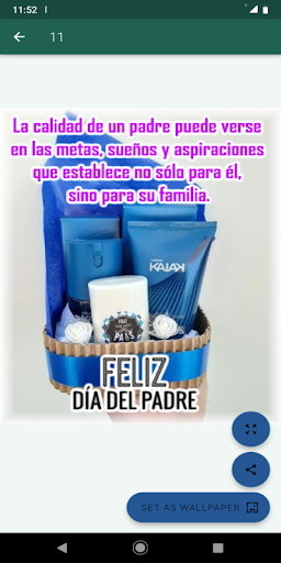 Feliz día del padre. Postales Screen 3