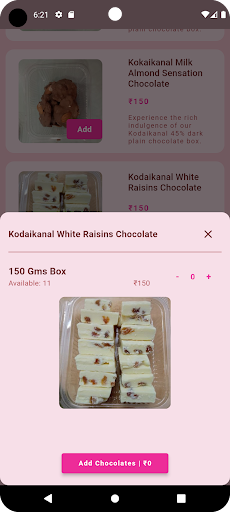 Saarigai Kodaikanal Chocolate