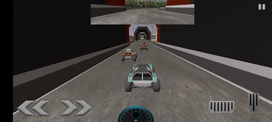 Cyberpunk racing - truck race
