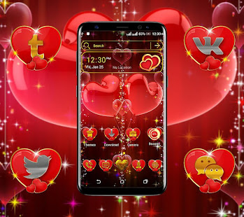 Valentine Heart Launcher Theme 1.2 APK screenshots 7